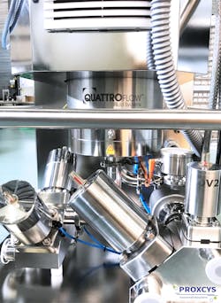 Quattroflow pumps are available with cleanable multiple-use stainless steel or disposable single-use plastic pump chambers. Quattroflow pumps are available with cleanable multiple-use stainless steel or disposable single-use plastic pump chambers.