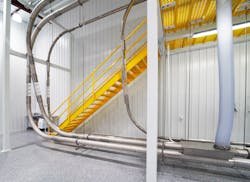 The number of high-speed, sanitary conveying systems already in place within food processing facilities demonstrates the critical role they play to help achieve manufacturing goals. The number of high-speed, sanitary conveying systems already in place within food processing facilities demonstrates the critical role they play to help achieve manufacturing goals.