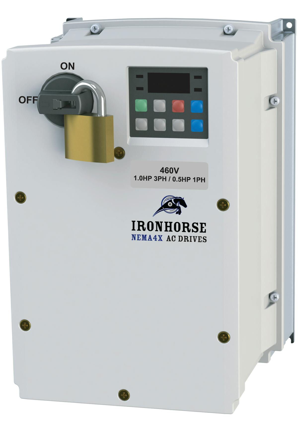 Figure 2: Locally installed VFDs provide additional safety by making it easy to perform and verify a lockout prior to maintenance.