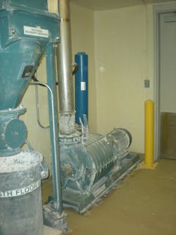 Centrifugal exhausters inherently provide for variable volume airflow requirements, allowing the system to maintain the required volume-per-hose on systems that may have two or more simultaneous operators. Centrifugal exhausters inherently provide for variable volume airflow requirements, allowing the system to maintain the required volume-per-hose on systems that may have two or more simultaneous operators.