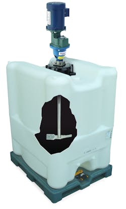 Portable mixers are ideal for mixing paints, varnishes, polymers, textile sizes and dyes, pharmaceuticals, soaps, and countless other materials from 1 to over 25,000 cPs viscosity. Portable mixers are ideal for mixing paints, varnishes, polymers, textile sizes and dyes, pharmaceuticals, soaps, and countless other materials from 1 to over 25,000 cPs viscosity.