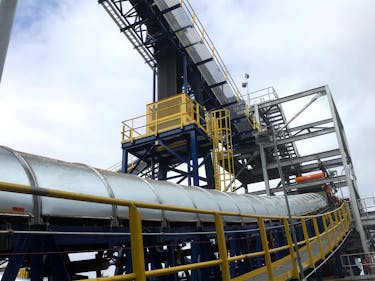 Bulk conveyor top
