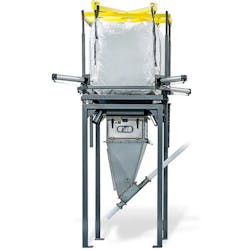 A well-designed bulk bag unloader offers dust-free, total emptying to allow manufacturers to unload bulk material quickly, safely and efficiently. A well-designed bulk bag unloader offers dust-free, total emptying to allow manufacturers to unload bulk material quickly, safely and efficiently.