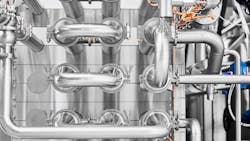 Food processing equipment should be designed to allow easy access for cleaning and to prevent areas where product or materials can build up. Food processing equipment should be designed to allow easy access for cleaning and to prevent areas where product or materials can build up.