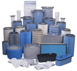 Examples of filter media and secondary filters available for baghouse and cartridge dust collectors. Examples of filter media and secondary filters available for baghouse and cartridge dust collectors.