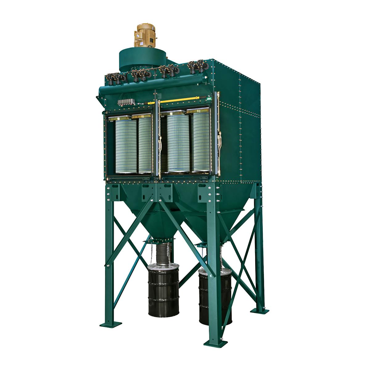 Dust online collector cleaning
