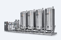 Stainless steel should be used for the construction of food processing equipment.