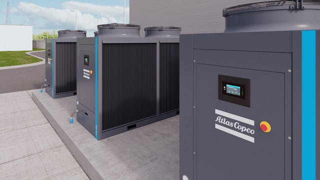 The TCX 4-90A Process Cooling Chiller range (TCX range) features a compact, all-in-one water chiller with an air-cooled condenser and integrated hydro module, with units available in a variety of sizes.