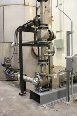 Stainless-steel SNP Series Sliding Vane Pumps from Blackmer transfer chemicals with unique handling characteristics. Stainless-steel SNP Series Sliding Vane Pumps from Blackmer transfer chemicals with unique handling characteristics.