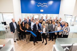 Ester Codina, President – North America and Joakim Vilson, Executive VP – Global Sales & Service commence in a ribbon cutting with fellow Associates at the new Alfa Laval Food Hub in Kenosha Wisconsin. Ester Codina, President – North America and Joakim Vilson, Executive VP – Global Sales & Service commence in a ribbon cutting with fellow Associates at the new Alfa Laval Food Hub in Kenosha Wisconsin.