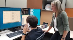 Figure 1: HMI/SCADA systems are widely used at processing plants. Tesco Controls personnel, such as the SCADA engineer and project manager shown here, are experts at using the latest technologies and methods to provide the best end user experience, and for establishing secure connectivity so they can remotely assist their clients. Figure 1: HMI/SCADA systems are widely used at processing plants. Tesco Controls personnel, such as the SCADA engineer and project manager shown here, are experts at using the latest technologies and methods to provide the best end user experience, and for establishing secure connectivity so they can remotely assist their clients.