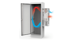A demonstration of a closed-loop cooling system. A demonstration of a closed-loop cooling system.