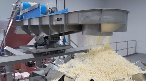 Electromagnetic vibratory feeders can efficiently handle a broad range of food products, including fine powders, tacky and granular materials, and bulk products.