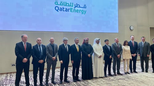Emerson and Viasat executives join QatarEnergy in a signing ceremony formalizing their selection of Emerson to automate the largest ethane cracker in Middle East. Digital automation technologies will play key role in $6 billion QatarEnergy and Chevron Phillips chemical project.