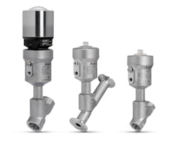 The robust body design of Emerson’s ASCO Series 290D Pressure Operated Piston Valve is engineered for demanding food and beverage processing applications and can withstand steam, hot water and auxiliary fluids. The robust body design of Emerson’s ASCO Series 290D Pressure Operated Piston Valve is engineered for demanding food and beverage processing applications and can withstand steam, hot water and auxiliary fluids.