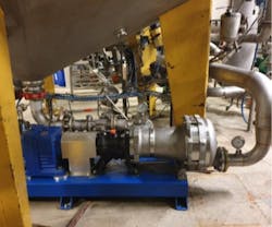 Eccentric disc pumps are successfully handling flocculent at a polymers plant. Eccentric disc pumps are successfully handling flocculent at a polymers plant.