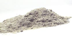 Powdered bentonite clay. Powdered bentonite clay.