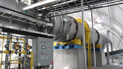 Rotary online dryer base