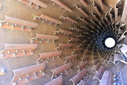 Rotary dryer flights. Rotary dryer flights.