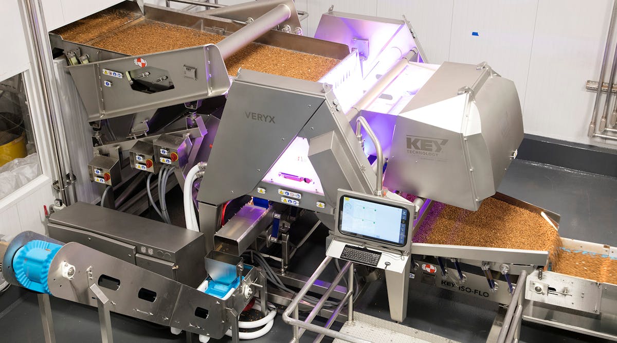 Key Technology&rsquo;s VERYX optical sorter removes FM and defects to maximize food safety, reduce labor and more.
