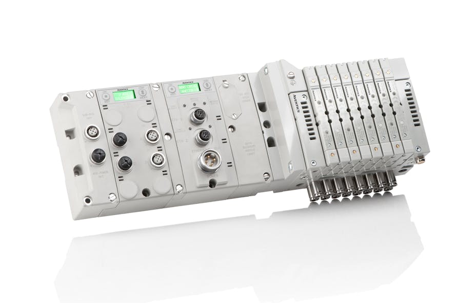 The G3 Electronic Fieldbus Platform complements Emerson&rsquo;s AVENTICSTM Series 501 Pneumatic Valve Manifold for easy commissioning and highly distributable I/O. The graphic display for configuration and diagnostics is compatible with various industry-leading communication protocols, such as Ethernet IP, ProfiNet, DeviceNet and others.