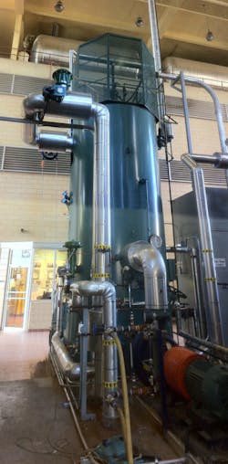 Using electrode boilers as an auxiliary system minimizes the number of gas-burning boilers on standby, provides greater operational flexibility, and reduces operating and maintenance costs. Using electrode boilers as an auxiliary system minimizes the number of gas-burning boilers on standby, provides greater operational flexibility, and reduces operating and maintenance costs.