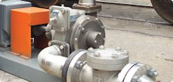 The self-adjusting sliding vanes in sliding vane pumps help sustain its volumetric performance, making the pump energy efficient while also preventing product slip.
