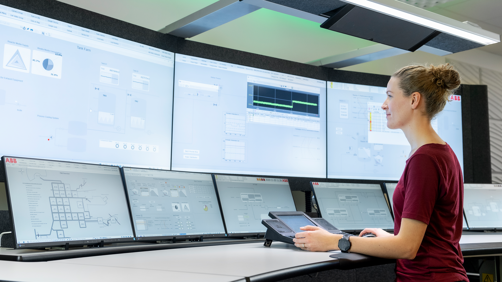 An ABB control system.