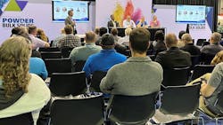 Chris Cloney of Dust Safety Science leads a panel discussion about the new NFPA 660 Standard for Combustible Dusts at the 2023 Powder Show. Chris Cloney of Dust Safety Science leads a panel discussion about the new NFPA 660 Standard for Combustible Dusts at the 2023 Powder Show.