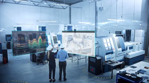 Process data, equipment health, diagnostics and maintenance directions are all examples of information an AR UI can supply in a control room, or locally at the target equipment.