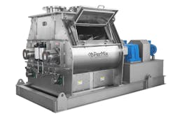 Compared to traditional equipment, cantilever designed mixers streamline cleaning by allowing the operator to easily open the machinery and access crevices and hard-to-reach areas. Compared to traditional equipment, cantilever designed mixers streamline cleaning by allowing the operator to easily open the machinery and access crevices and hard-to-reach areas.