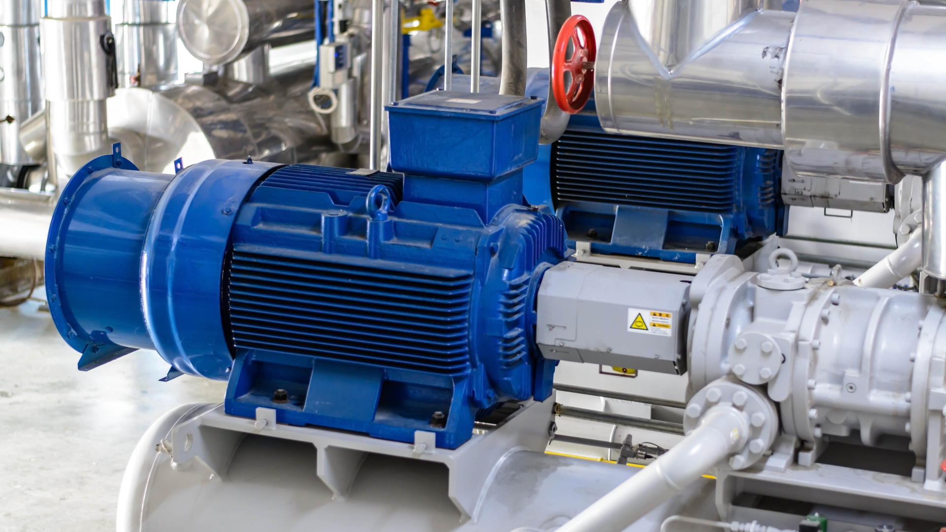 A pump used in the food processing industry.