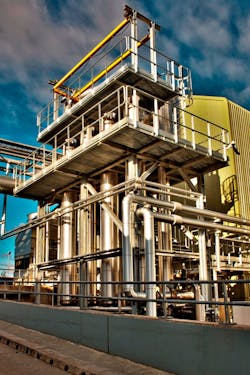 A Digestate Concentration System (DCS) from HRS Heat Exchangers in use at a UK wastewater treatment AD plant.j A Digestate Concentration System (DCS) from HRS Heat Exchangers in use at a UK wastewater treatment AD plant.j