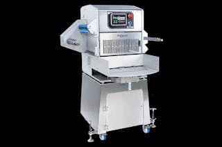 The XTRs machine is an all-new semi-automatic, two-station rotary-table, capable of sealing 30 packs per minute with a two-impression tool without the need for compressed air.