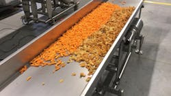 PFI PURmotion horizontal motion conveyors are commonly used in the snack processing industry. PFI PURmotion horizontal motion conveyors are commonly used in the snack processing industry.