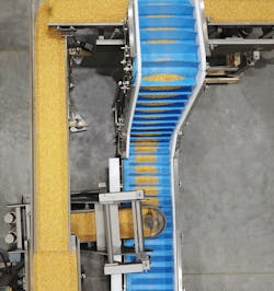 The PFI PURmotion horizontal motion loop conveyor depicted in use. The PFI PURmotion horizontal motion loop conveyor depicted in use.