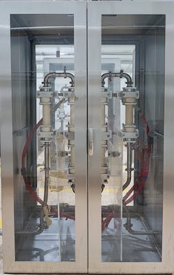 The HRS ohmic pasteurisation system heats juice to 105 °C within one second. The HRS ohmic pasteurisation system heats juice to 105 °C within one second.
