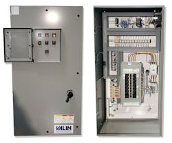 A Valin UL 508A control panel. A Valin UL 508A control panel.