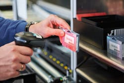 Figure 2: A barcode-based optical system is a semi-automated method for tracking and tracing goods within a facility. Figure 2: A barcode-based optical system is a semi-automated method for tracking and tracing goods within a facility.