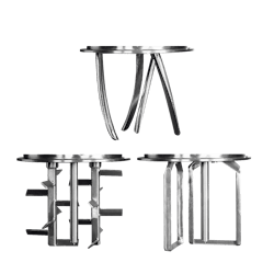 Patented high-viscosity blades produce excellent axial and radial flow for medium to ultra-high-viscosity mixing applications. Finger blades are used in special applications that require the mixing of delicate fibers and solids. Rectangular blades provide a powerful kneading action suitable for thoroughly blending wet or dry materials, regardless of the product’s flow. Patented high-viscosity blades produce excellent axial and radial flow for medium to ultra-high-viscosity mixing applications. Finger blades are used in special applications that require the mixing of delicate fibers and solids. Rectangular blades provide a powerful kneading action suitable for thoroughly blending wet or dry materials, regardless of the product’s flow.