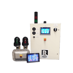 The Ross SysCon recipe control system allows operators to monitor and control the human machine interface (HMI) screen from a smartphone or tablet. Available as an option on all Ross mixing, blending, drying and dispersion equipment, these systems can be configured to automatically send text or email messages regarding operating status, production concerns or alarm notifications. The Ross SysCon recipe control system allows operators to monitor and control the human machine interface (HMI) screen from a smartphone or tablet. Available as an option on all Ross mixing, blending, drying and dispersion equipment, these systems can be configured to automatically send text or email messages regarding operating status, production concerns or alarm notifications.