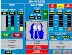 Operated through a color touch screen interface, PLC recipe controls allow for highly convenient batching based on speed, time, temperature, vacuum level and other process variables monitored and recorded in real time. Operated through a color touch screen interface, PLC recipe controls allow for highly convenient batching based on speed, time, temperature, vacuum level and other process variables monitored and recorded in real time.