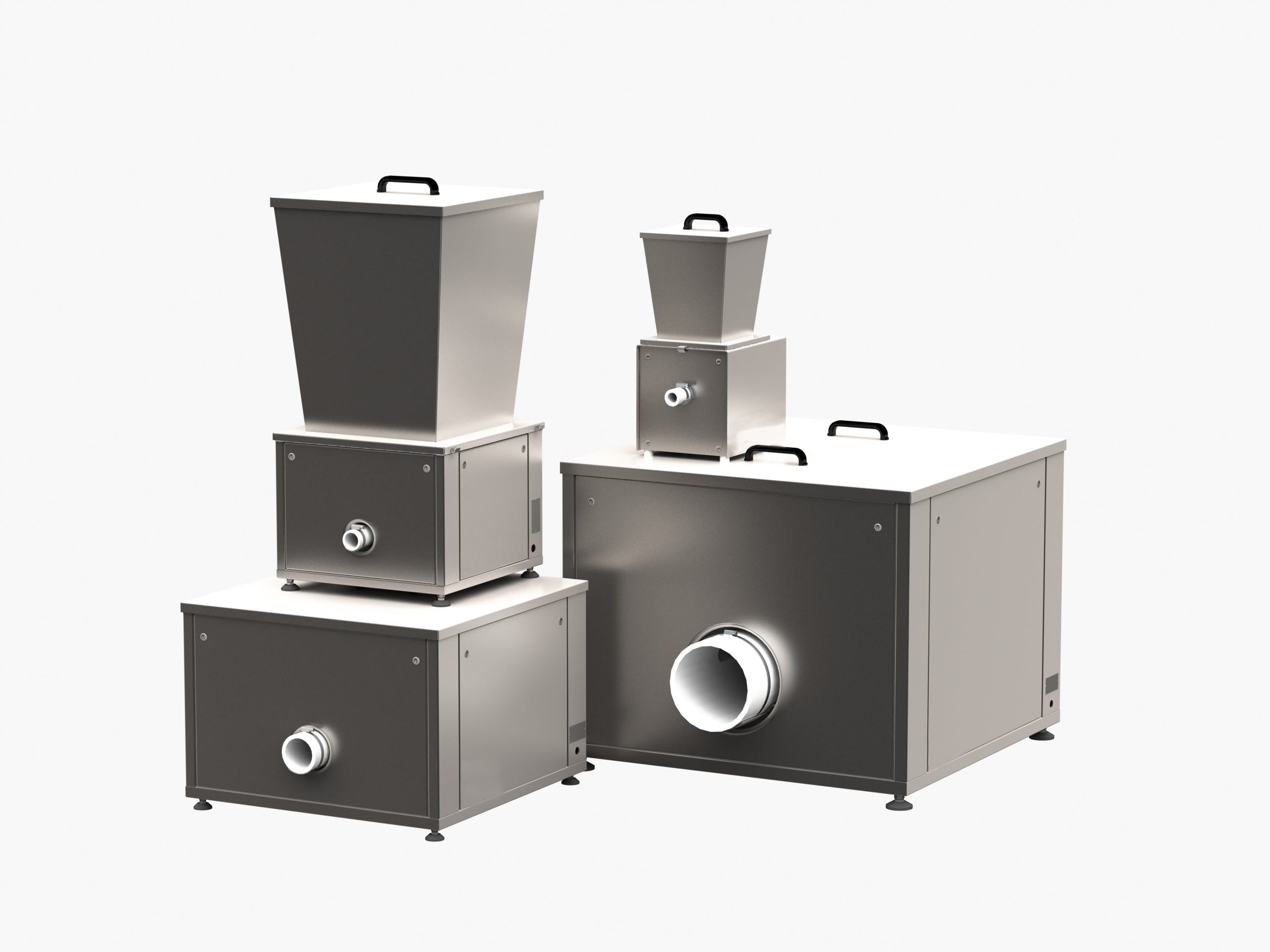 Figure 1: Feeders are a critical component of many powder and bulk solids manufacturing processes in industries such as foods, chemicals, and pharmaceuticals.