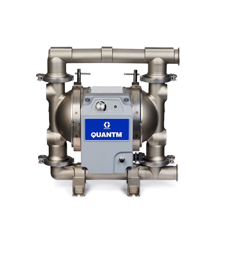 QUANTM electric-operated double diaphragm pump