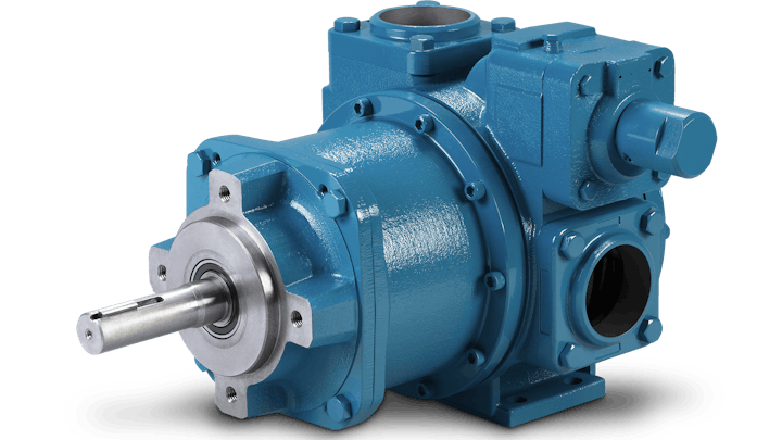 Sliding vane pumps sustain optimal performance throughout their lifetime by using a sliding vane design. As the vanes wear, they slide out of the rotor and continue to stay in contact with the cylinder.