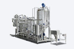 Many HRS heat exchangers and processing systems include integrated CIP systems, such as the Asepticblock Series.