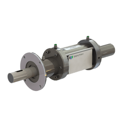 Figure 2: The Sentry Model RX bulk solids sampler is a strip sampler for dry free-flowing materials such as granules, powders, flakes, pellets, grain or seed from pneumatic systems, gravity chutes and hoppers. Designed to collect a strip sample of material, the RX sampler moves a sample tube across the process stream to capture a representative sample without disruption. Figure 2: The Sentry Model RX bulk solids sampler is a strip sampler for dry free-flowing materials such as granules, powders, flakes, pellets, grain or seed from pneumatic systems, gravity chutes and hoppers. Designed to collect a strip sample of material, the RX sampler moves a sample tube across the process stream to capture a representative sample without disruption.