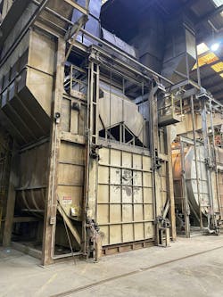 A cooling tunnel at Century Aluminum’s Mount Holly, South Carolina, plant. A cooling tunnel at Century Aluminum’s Mount Holly, South Carolina, plant.