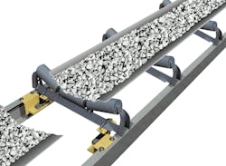 The easiest belt-scale designs to implement replace one idler from a belt conveyor with the scale assembly (including load cells).
