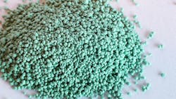 Paint pigment micro pellets produced using a pin mixer. Paint pigment micro pellets produced using a pin mixer.